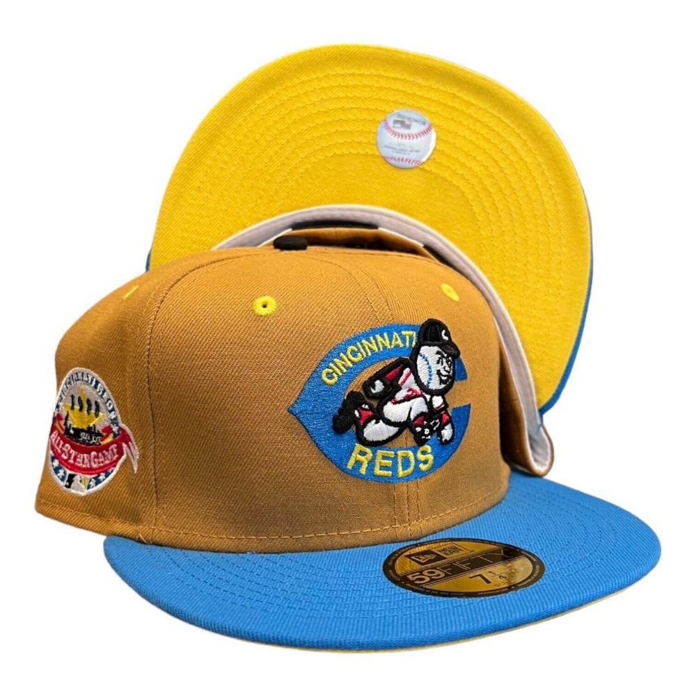 New Era Cincinnati Reds 59FIFTY Fitted Hat Cap 1988 All Star Game Patch